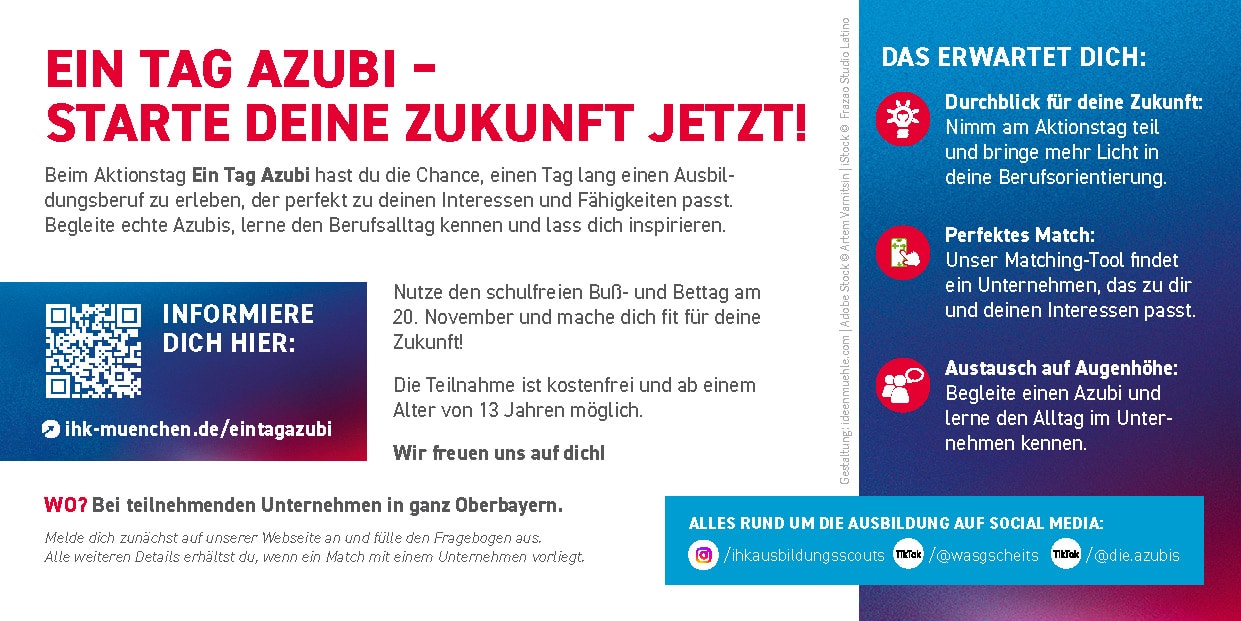 Ein Tag Azubi, Flyer Seite 2