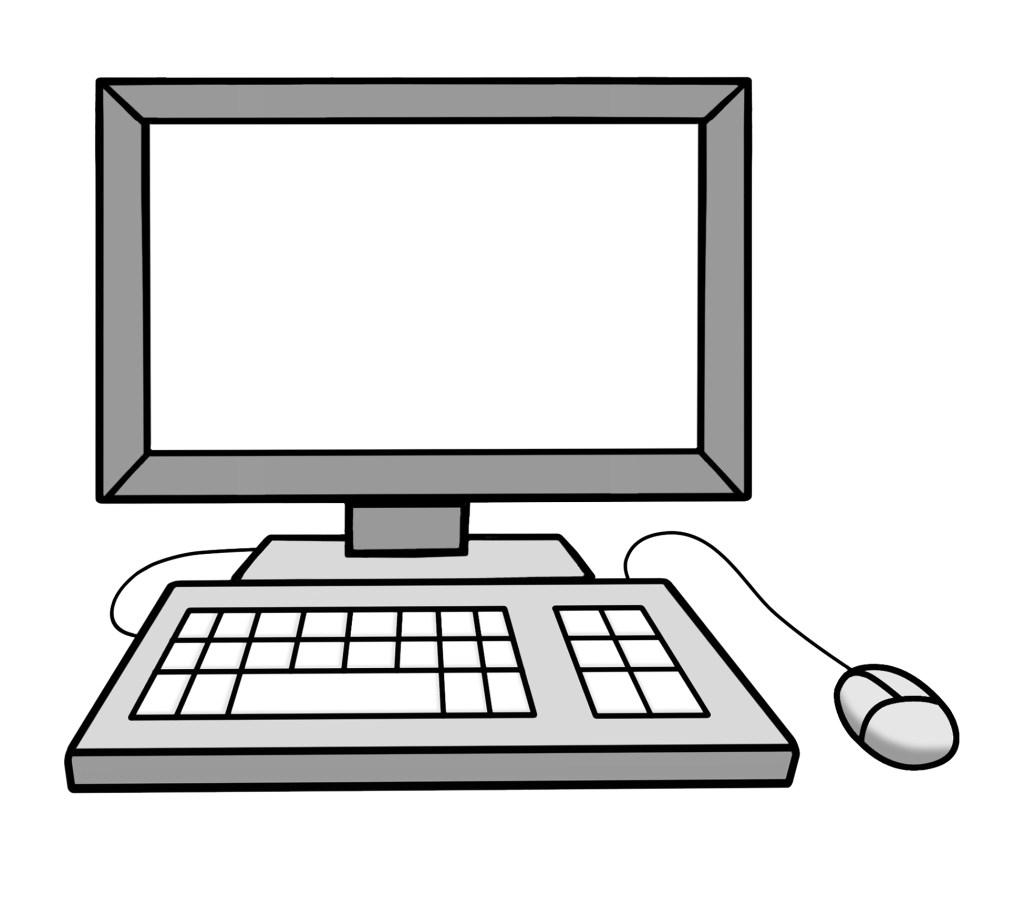 Illustration eines Computers.