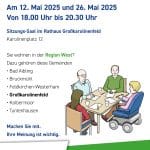 Plakat "Zukunfts-Werkstatt für die Region West